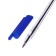 A set of ballpoint pens 8 pieces, a rod 1.0 mm blue, the body is triangular, transparent