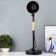 Burton table lamp E27 40W Black 17.5x17.5x54 cm Risalux