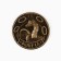 Coin New Year's amulet "New Year: Live rich", diam 2.5 cm