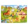 The training set "My Farm", animals and poster, according to the Montessori methodology