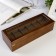 Casket wood for clock 6 departments "Style" Brown 12.7x8x33 cm