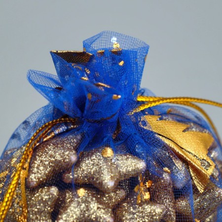 Bag Gift Organza "Magic Forest", 10 x 12 cm +/- 1.5 cm, New Year-4
