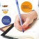 Ballic handle, blue ink, 1.0 mm, average letter, set of 8 pieces, bic round stic classic