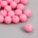 Beads for creativity plastic "warm pink" matte d = 1.2 cm set 20 g