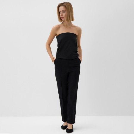 Women's pants Minaku: Casual Collection Black Black, Rr. 48-4