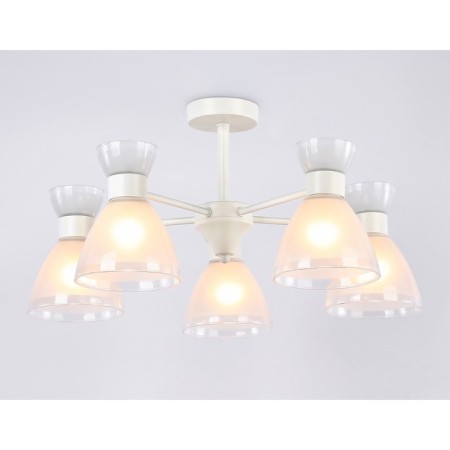 Suspended Ambrella Traditional Modern Homy Tr3179, E27, white color-2