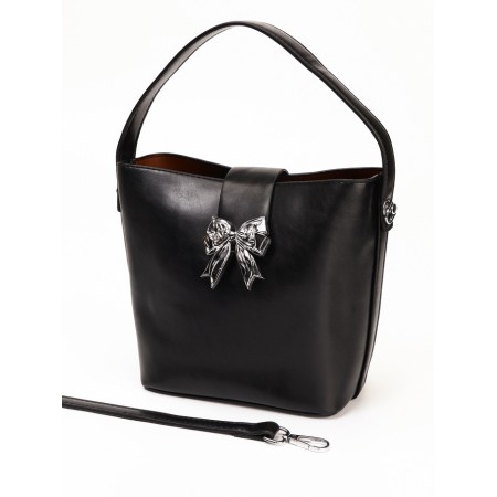 Women's bag, 27*7*12, lightning departure, belt lengths, black-5