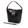 Women's bag, 27*7*12, lightning departure, belt lengths, black