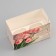 Box for 2 cupcake with a transparent lid, "happy moments", 16 × 8 × 10 cm, confectionery packaging