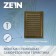 Ventilation grate Zein luxury RM1724Z, 170 x 240 mm, with a grid, metal, gold