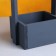 Wooden Kashpo 15 × 12 × 25 cm "openwork", rectangular, handle rope, black give beautifully