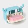 Soap dish "lamb", plastic, 15.5 × 10.5 × 4 cm, blue color