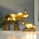 Souvenir tree Light "African elephant with an elephant" set 2 pcs 16x19 cm