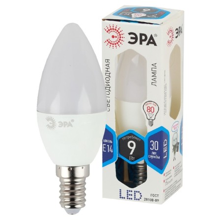 LED LED era Standard "candle", 9 watts, E14, 720 lm, 4000k, white glow