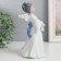 Souvenir Ceramics "Angel with lute" color 18.7x8x9 cm