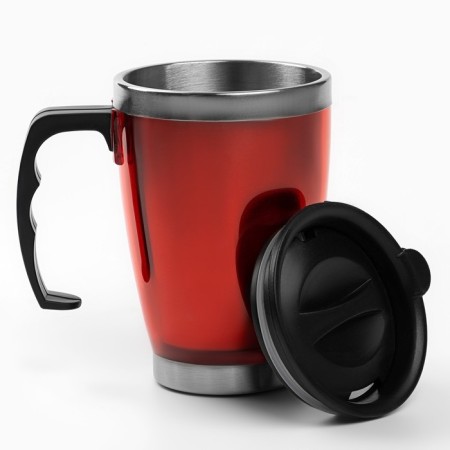 Thermal circle, 450 ml, "Lestaj", retains heat 2 hours, 11 x 13 cm, red-1