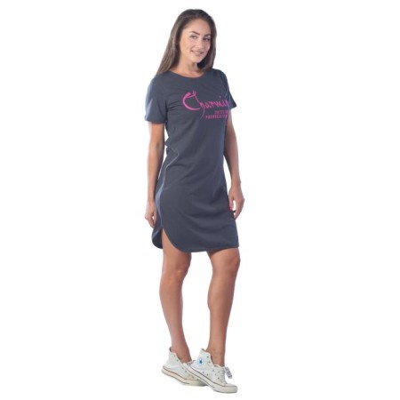 Women's tunic Charming, size 52, dark gray color-1