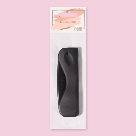 The comb is folding, 17.5 × 3 cm, black color-6