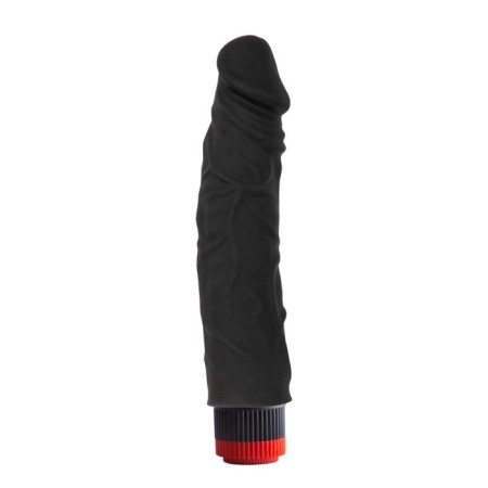 LoveToy vibrator, realist, 21.6 x 4.5 cm, PVC, silicone, black