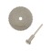 Circle of cutting for engravers and tundra drums, 50 mm + adapter 3.2 mm
