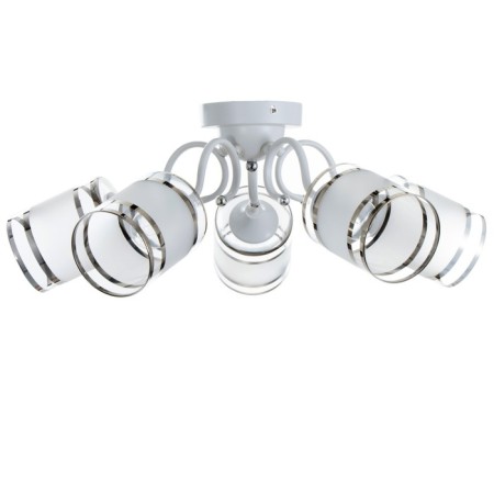 Emma chandelier 5he27 40w is white 51x51x25cm Bayerlux-3