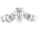 Emma chandelier 5he27 40w is white 51x51x25cm Bayerlux