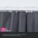 Curtain for the bathroom IDDIS P03PE18I11, PE, 200x180 cm, dark gray