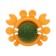 A toy for cats with cat mint "crab", 6.8 cm, yellow