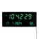 Electronic wall clock, desktop "Solomon", with an alarm clock, 15 x 36 cm, green numbers