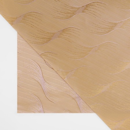 Lining fabric "bends", 100 % polyester, 1 × 1.4 m, gray/gold color-2