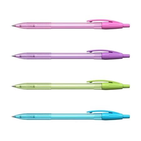 Handle Automatic Erichkrause R-301 Spring Matic, node 0.7 mm, blue ink, writing line 2000 meters-6
