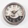 Wall clock, series: kitchen, "Ventosa", smooth move, d-25 cm