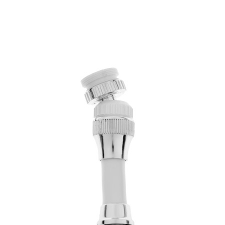 Zein Z3605, rotary, on a hinge, flexible, 2 modes, chrome/white-7