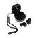Wireless headphones Y6, TWS, vacuum, BT 5.3, 30/200 mAh, Type-C, suspension, black