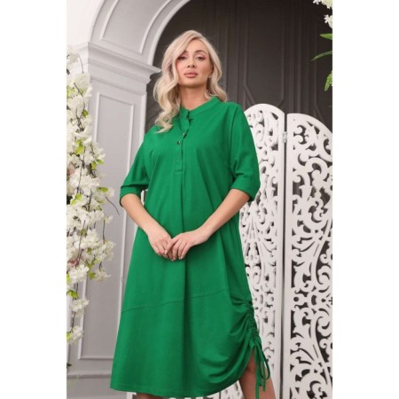 Women's dress, size 46, green color-4