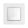 TOT GLOSSY GLASS, 10 A, 1 key, hidden, glass, silver