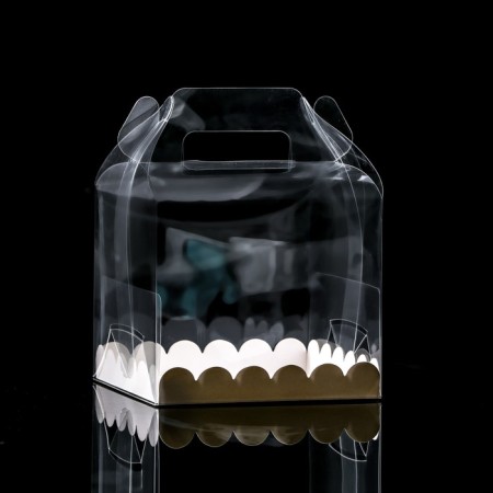 PVC Botto-Torte box 14 x 14 x 12 cm
