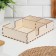 Organizer of a wooden kitchen, 22 × 16 × 4.5 cm