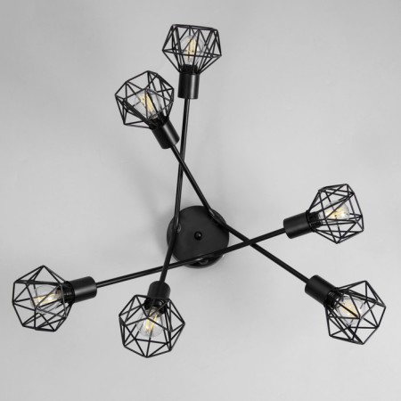 Causte "Andis" 6he27 40W Black 50x50x18 cm-3