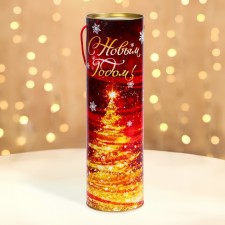 Gift box, red-gold tube 99x340mm