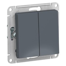 Sche Atlasdesign Sche Atlasdesign switch mechanism, 2 key, joint venture, 10a, ip20, barrier