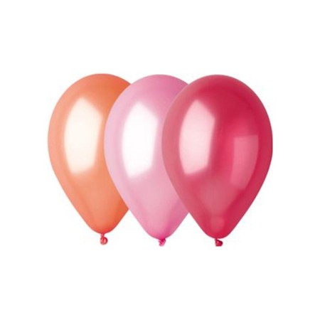 Latex ball 10 ", metal, set 100 pcs., Mix color-3