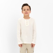 Лонгслив детский KAFTAN "Basic line", р.36 (134-140 см), бежевый