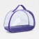 Cosmetic bag on lightning, with a pen, purple color