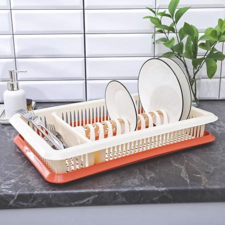Distery for dishes with the Podon "Lily", 48 × 30.5 × 8.5 cm, color mix-1