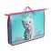 Folder with A4 handles, 340 x 245 x 45 mm, plastic, pens-snuckles, ONICS PT-15 "Cat Caratumel"