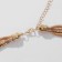 The necklace "chain" stereo, 4 threads, color gold, 70 cm