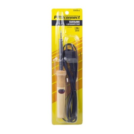 Soldering iron Proconnect PD, wooden pen, 25 watts, 220 B-1
