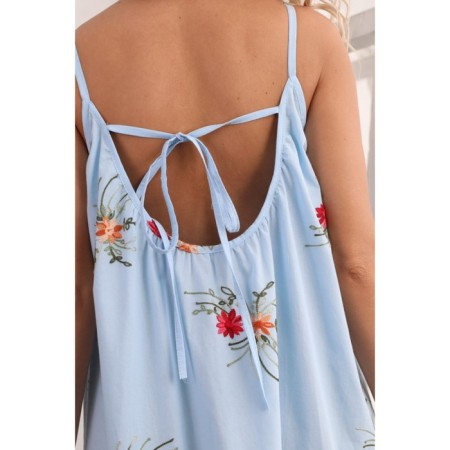 Women's dress, size 54, blue color-10