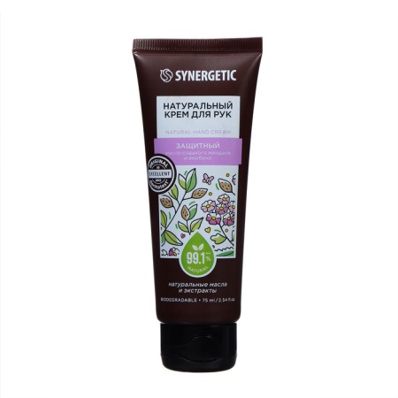 Hand cream natural Synergetic protective, 75 ml